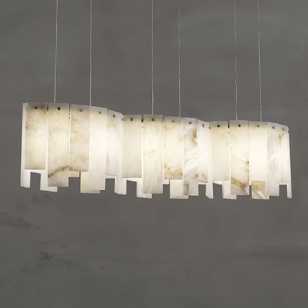 Cavelan Cluster Alabaster Pendant Light