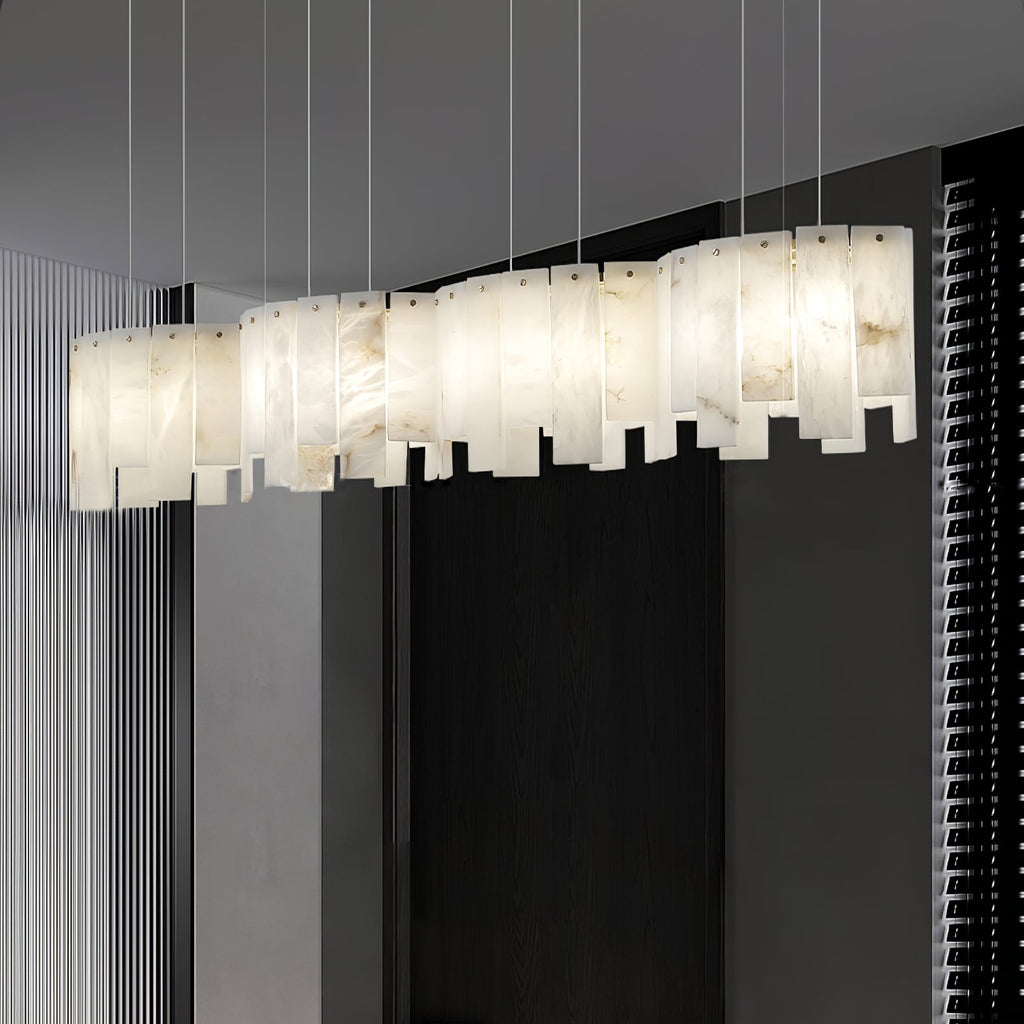 Cavelan Cluster Alabaster Pendant Light