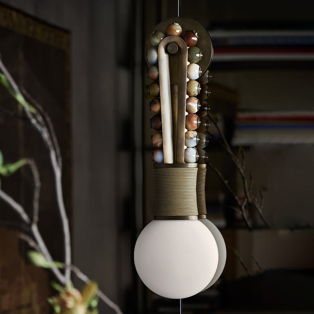 Ardora Modern Brass Marble Wall Lamp