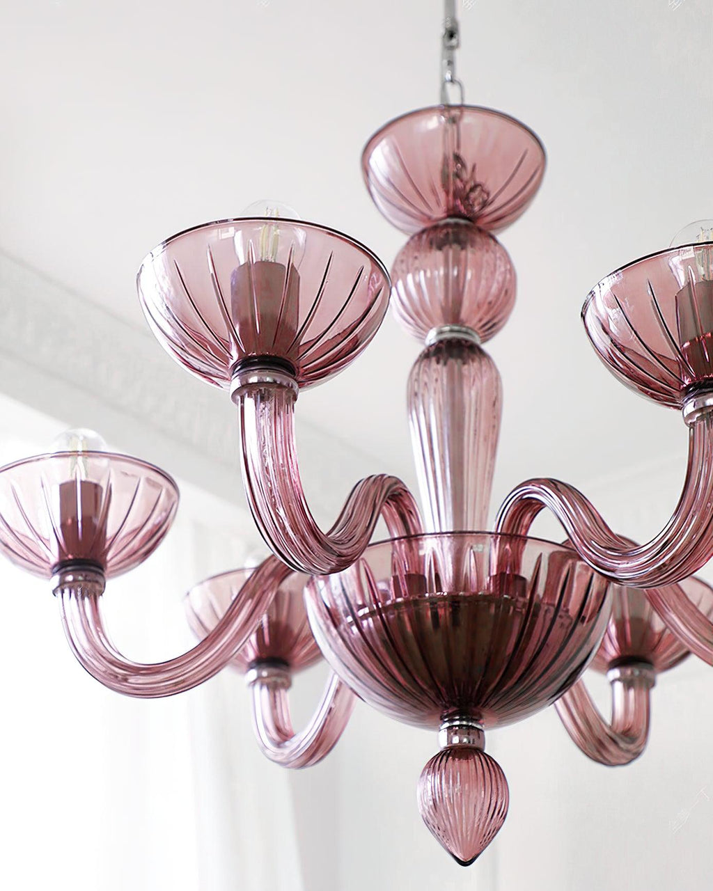 Lustra Chandelier Murano Glass Elegant Handcrafted