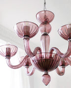 Lustra Chandelier Murano Glass Elegant Handcrafted