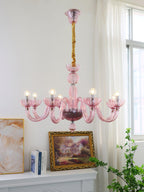 Lustra Chandelier Murano Glass Elegant Handcrafted