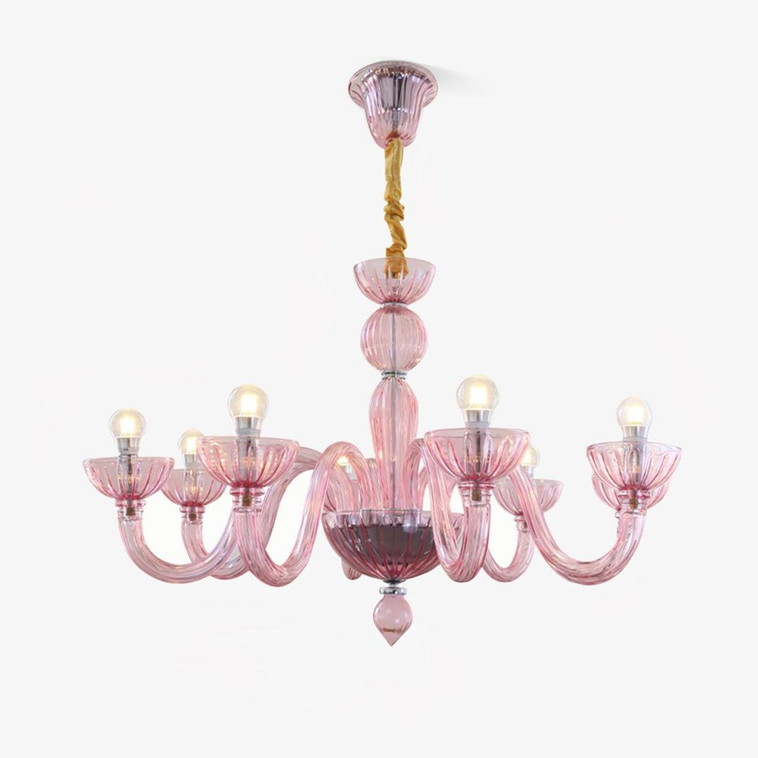 Lustra Chandelier Murano Glass Elegant Handcrafted