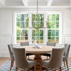 Ulfuvys Modern Candle Industrial Chandelier