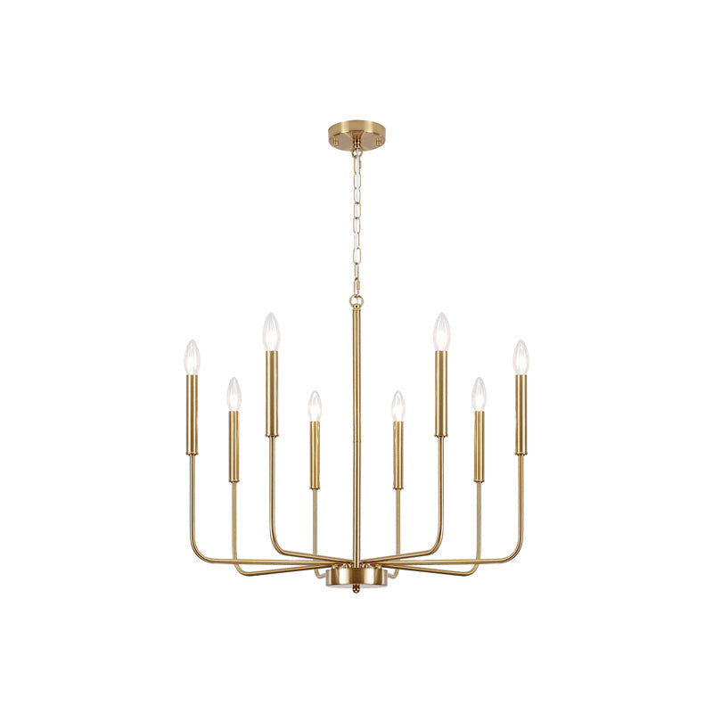 Ulfuvys Modern Candle Industrial Chandelier