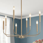 Ulfuvys Modern Candle Industrial Chandelier