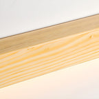 Lustra Wall Light Wood Linear Minimalist LED