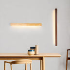 Lustra Wall Light Wood Linear Minimalist LED