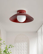 Ceiling Light in Canopy and Glass with Color Options