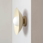 Ceiling Light in Canopy and Glass with Color Options