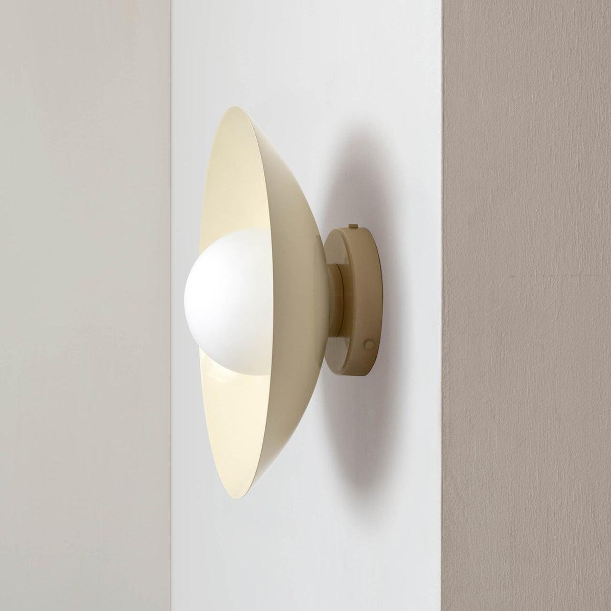 Ceiling Light in Canopy and Glass with Color Options