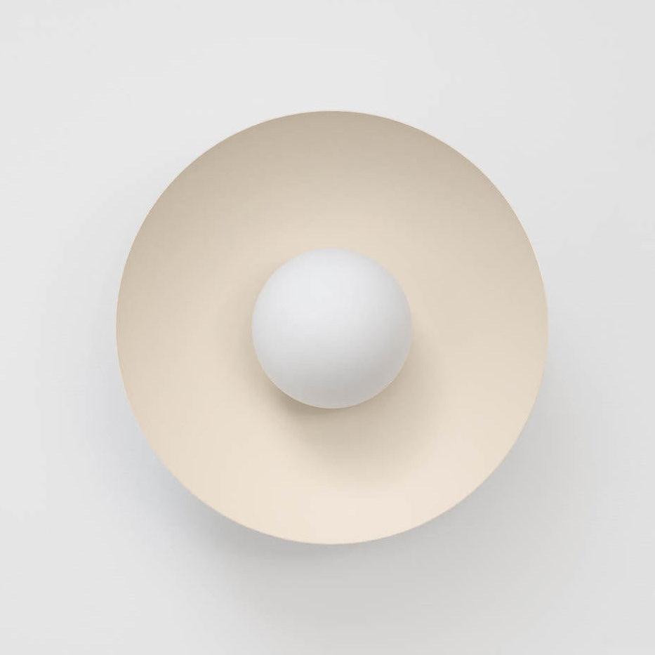 Ceiling Light in Canopy and Glass with Color Options