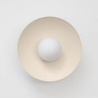 Ceiling Light in Canopy and Glass with Color Options