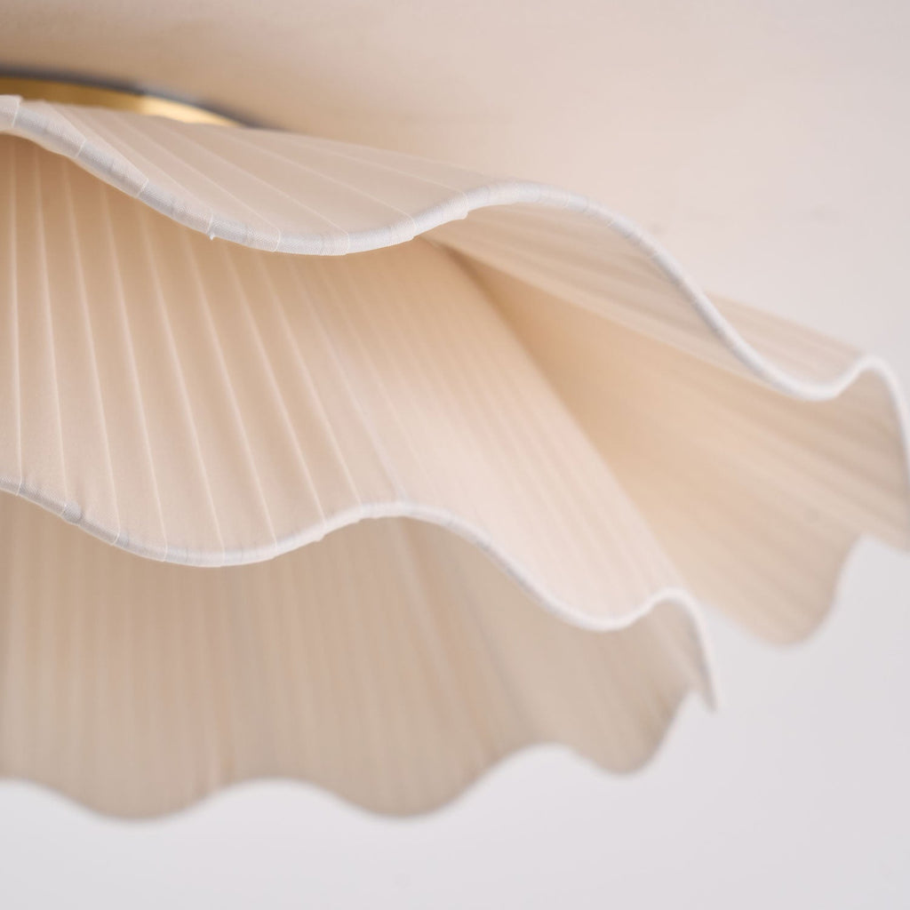 Ritta  Fabric Wave Ceiling Light Brass - image 21