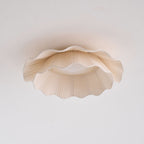 Ritta  Fabric Wave Ceiling Light Brass - image 6