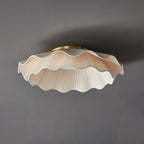 Ritta  Fabric Wave Ceiling Light Brass - image 17
