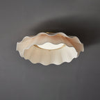 Ritta  Fabric Wave Ceiling Light Brass - image 10