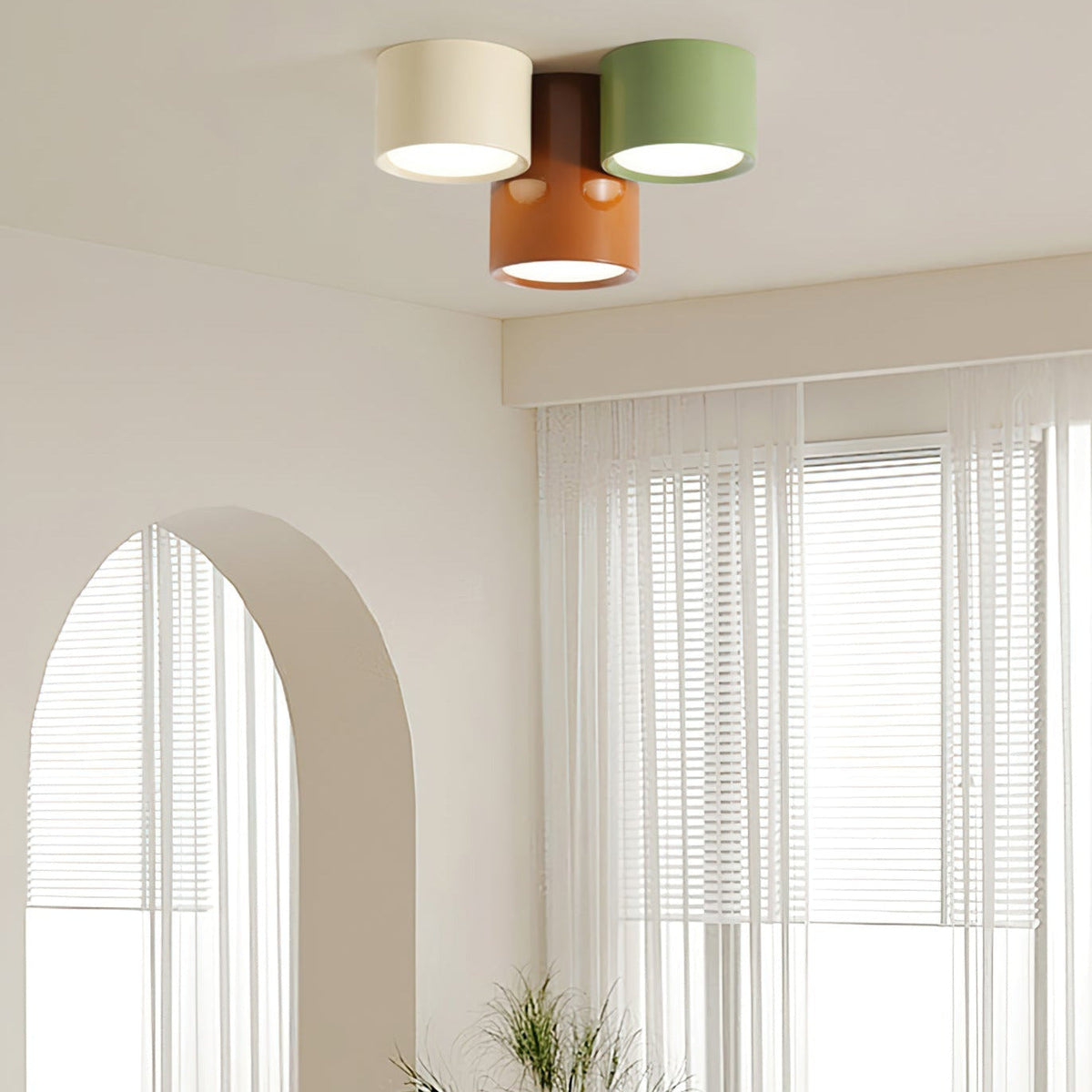 Aria  Combination Ceiling Light Colorful
