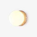 Caliror Round-Plate Travertine Wall Light