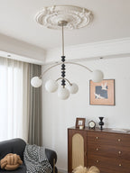 Cucarara Traditional Nordic Art Arc Wood Chandelier