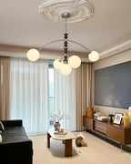 Cucarara Traditional Nordic Art Arc Wood Chandelier
