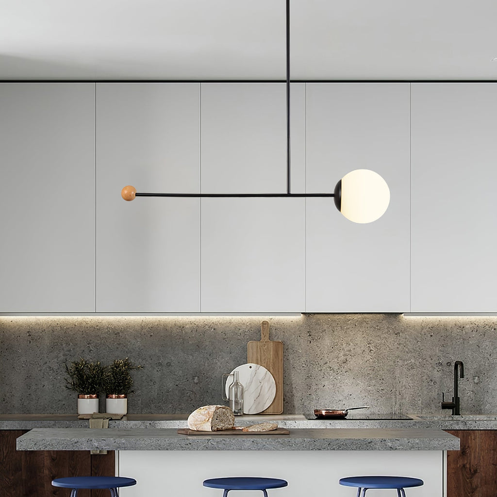 Orbital Balance Modern Linear Pendant Light