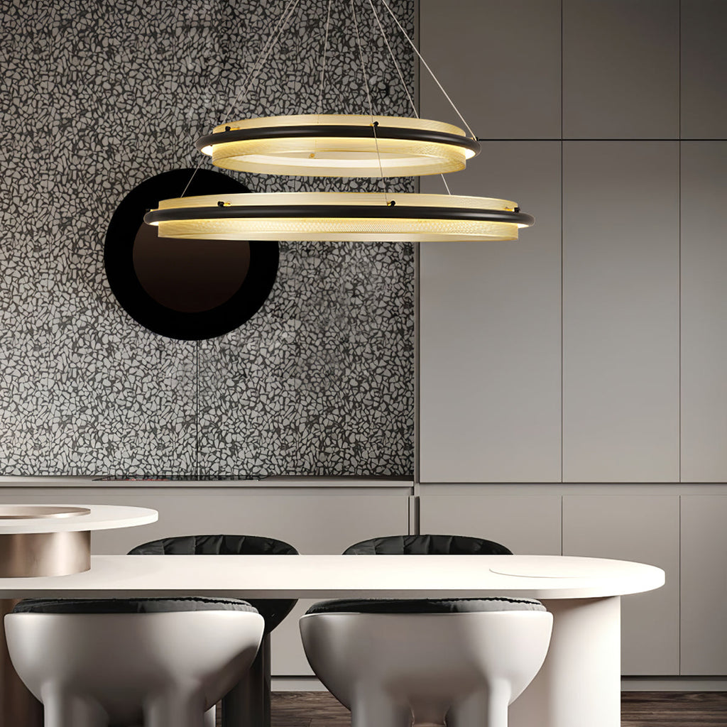 Himinuvyo Modern Minimalist LED Acrylic Chandelier