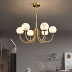 Alira Vintage Alabaster Chandelier Light