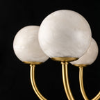 Alira Vintage Alabaster Chandelier Light