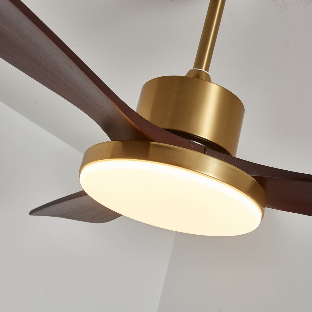 Aurelia Modern Wood Ceiling Fan Light