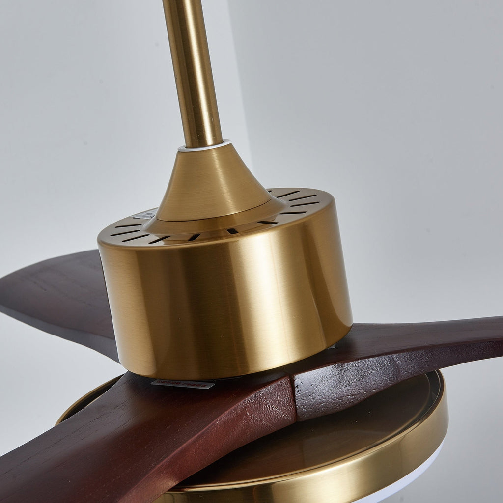Aurelia Modern Wood Ceiling Fan Light