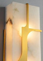 Aurevon Minimalist Alabaster Wall Light