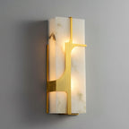 Aurevon Minimalist Alabaster Wall Light