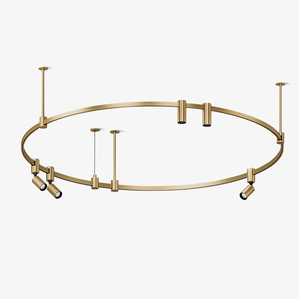 Ivrinir Ringed Brass Pendant Lamp