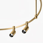 Ivrinir Ringed Brass Pendant Lamp