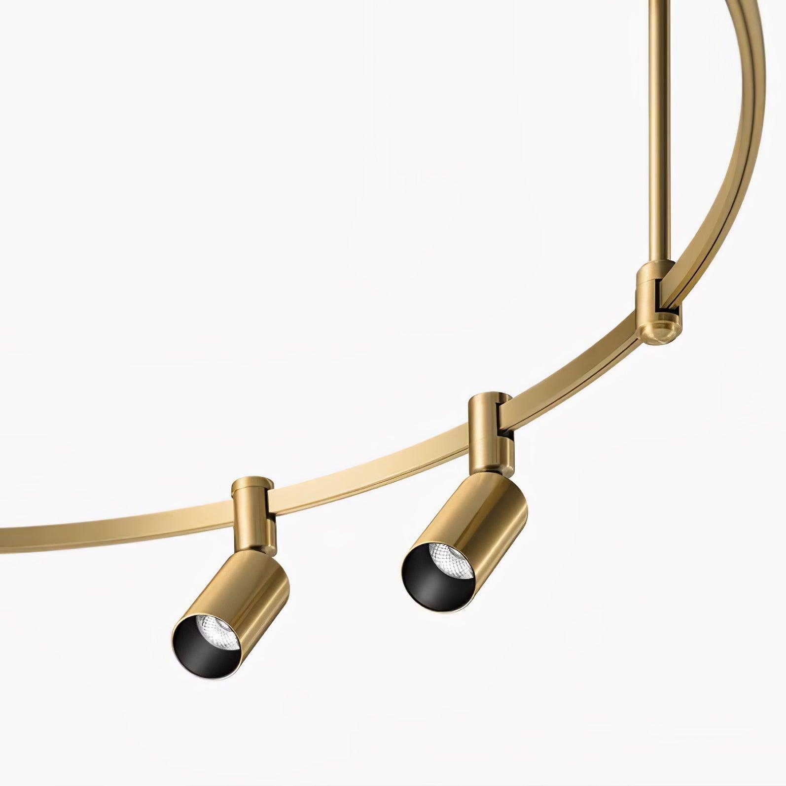 Ivrinir Ringed Brass Pendant Lamp