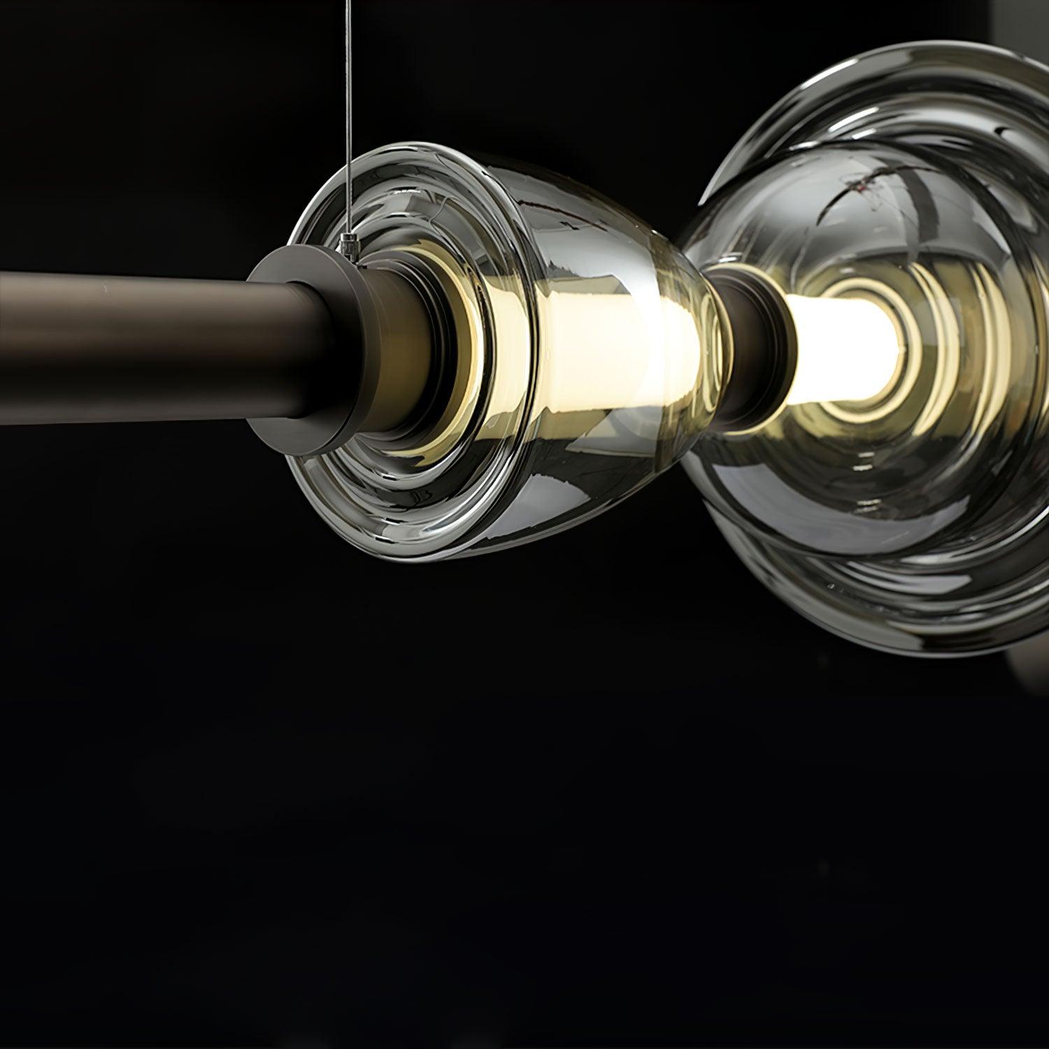 Aura Contemporar Glass Pendant Lamp