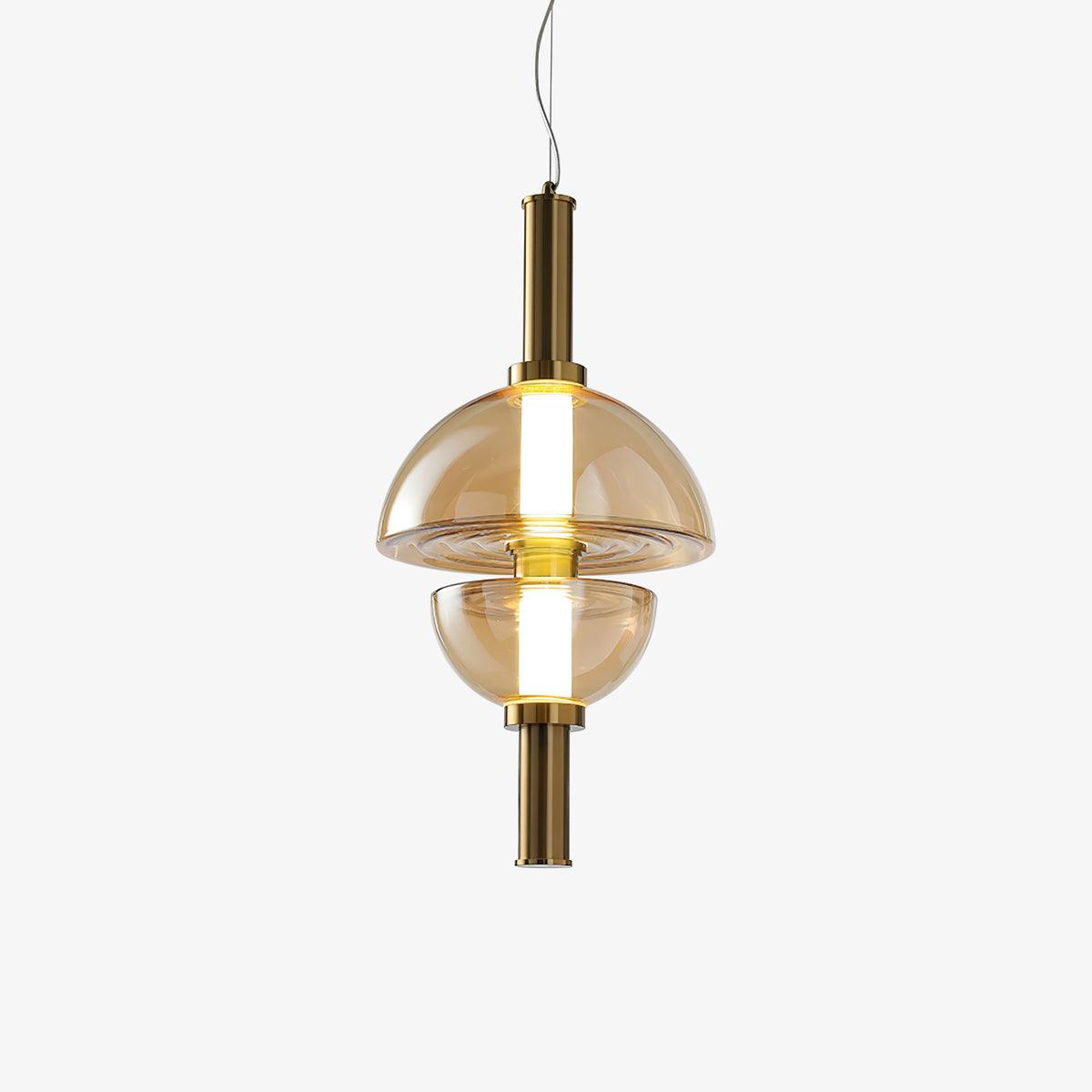 Aura Contemporar Glass Pendant Lamp