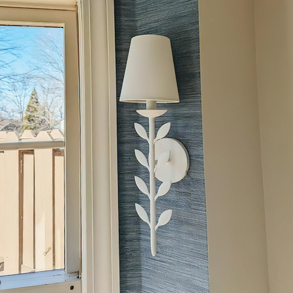 Evoque Gold Leaf Wall Sconce - image 3