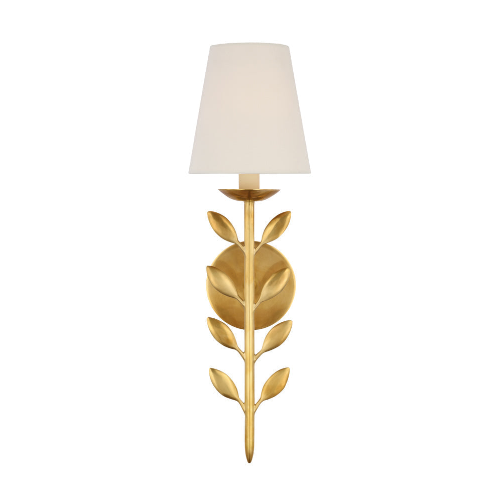 Evoque Gold Leaf Wall Sconce - image 6