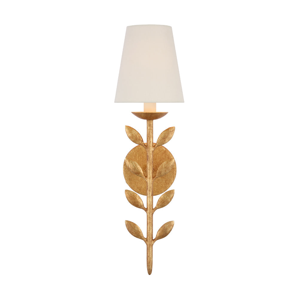Evoque Gold Leaf Wall Sconce - Letslighting