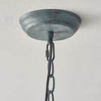 Tinduvyh Vintage Industrial Glass Lantern Pendant Lamp