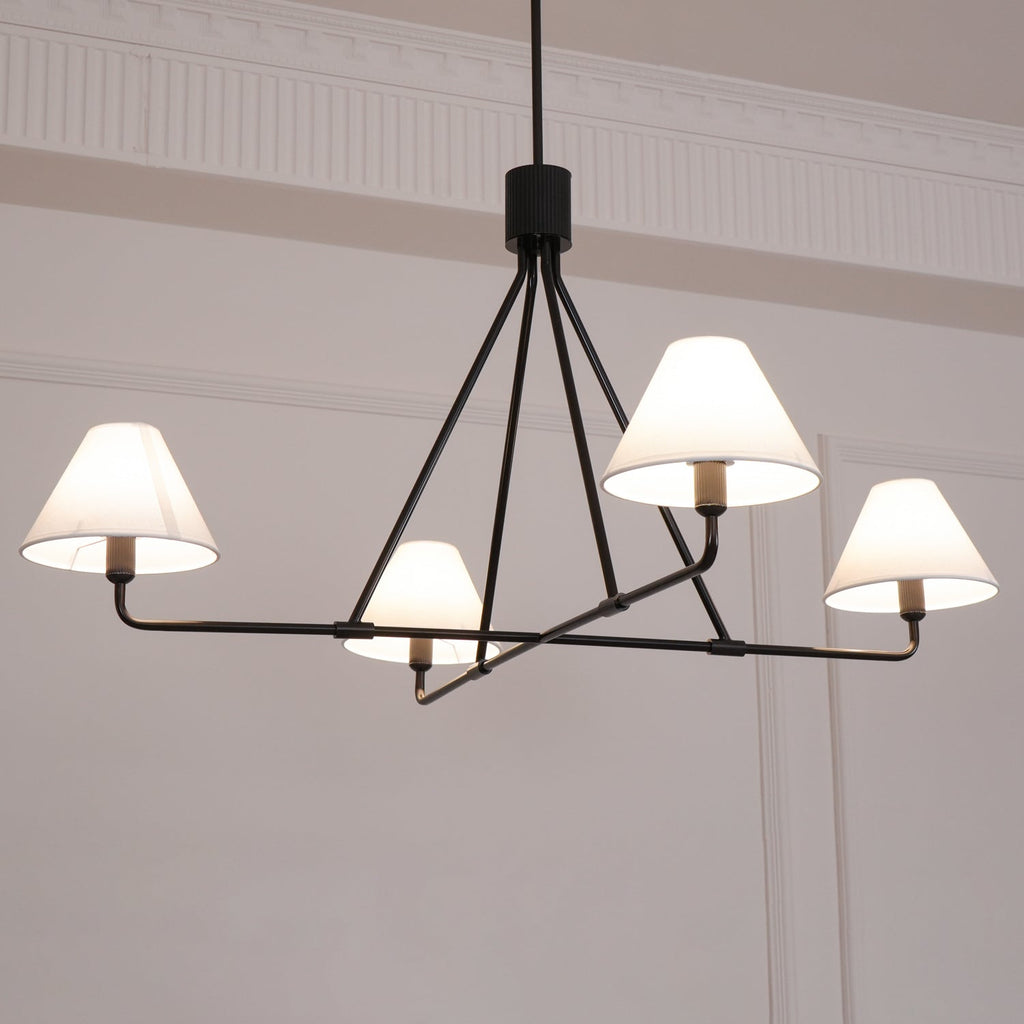Aurora Chandelier Cone Shade Minimalist