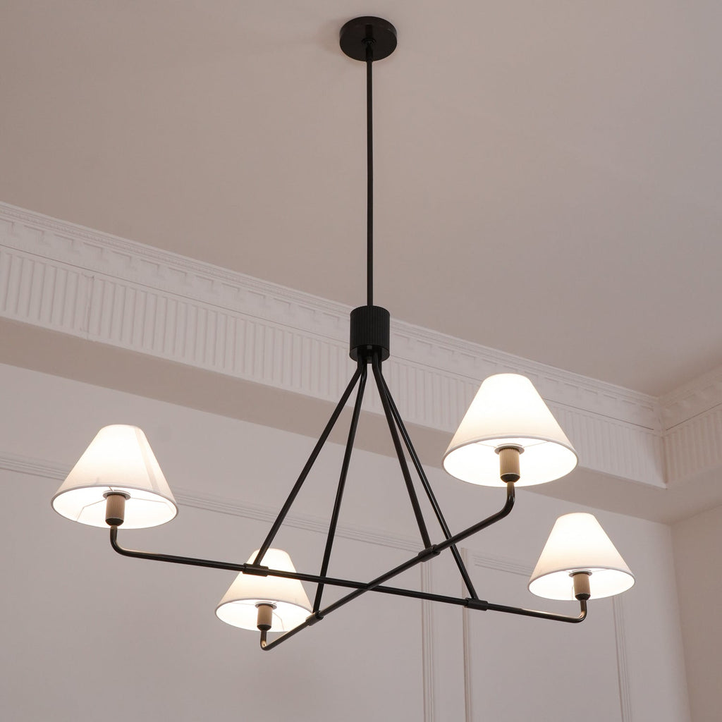 Aurora Chandelier Cone Shade Minimalist