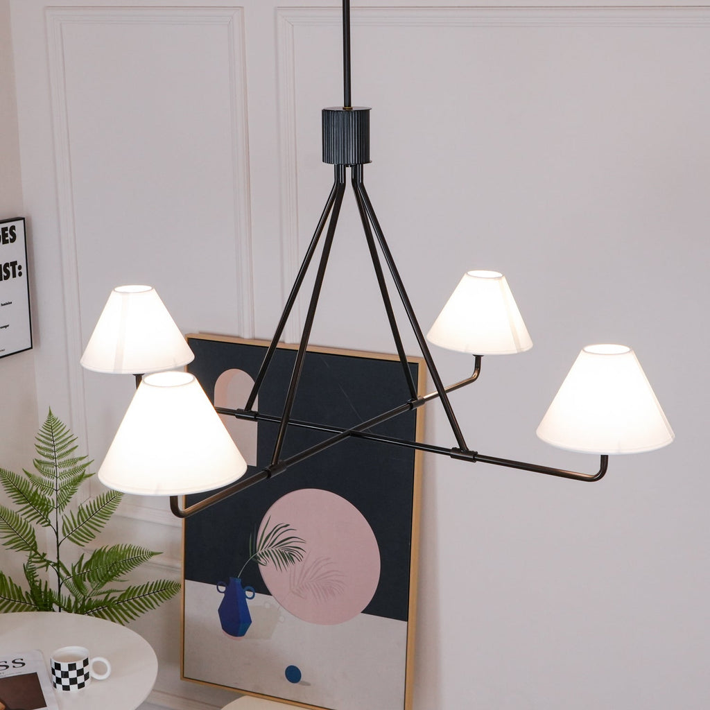 Aurora Chandelier Cone Shade Minimalist