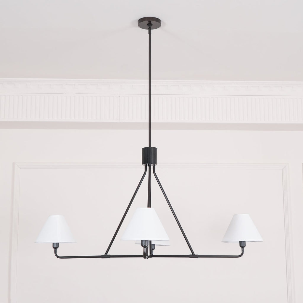 Aurora Chandelier Cone Shade Minimalist