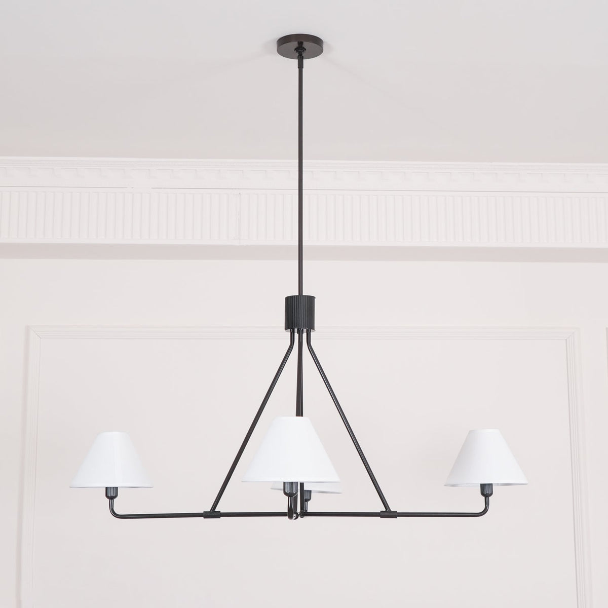 Aurora Chandelier Cone Shade Minimalist