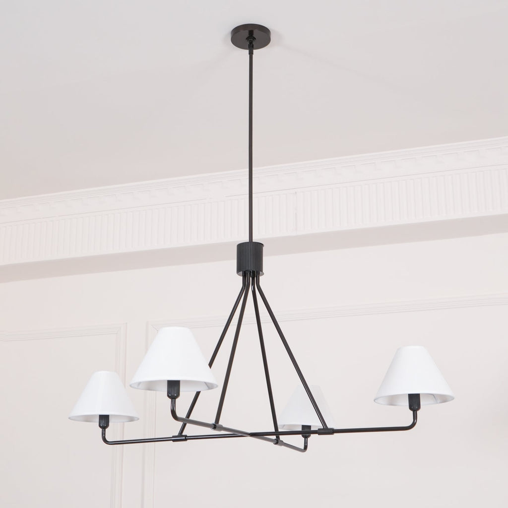 Aurora Chandelier Cone Shade Minimalist