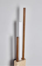 Axis Minimalist Travertine Wall Light