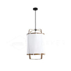 Lustra Pendant Lamp Bamboo Shade for Living Room